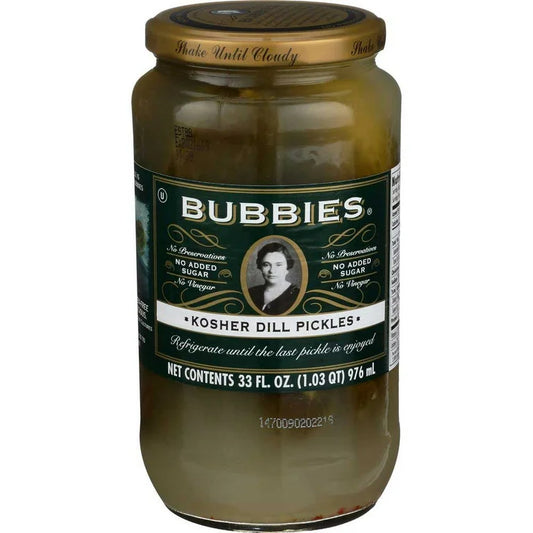 Bubbies - Cornichons à l'aneth casher