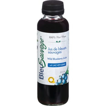 Bleu Sauvage - 100% pur jus de myrtille sauvage
